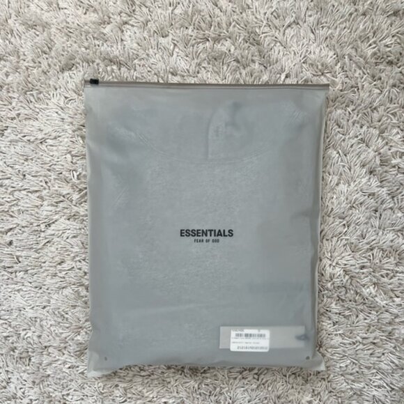 Fear of God Essentials Core Collection Pullover Hoodie Dark Heather Oatm… - Picture 5 of 10